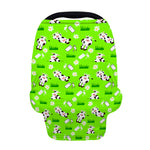 Cartoon Daisy And Cow Pattern Print Baby Seat Cover