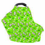 Cartoon Daisy And Cow Pattern Print Baby Seat Cover