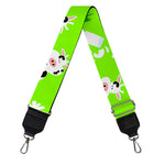 Cartoon Daisy And Cow Pattern Print Bag Strap