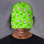 Cartoon Daisy And Cow Pattern Print Baseball Cap