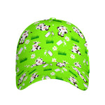 Cartoon Daisy And Cow Pattern Print Baseball Cap