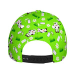 Cartoon Daisy And Cow Pattern Print Baseball Cap