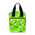 Cartoon Daisy And Cow Pattern Print Bible Tote Bag