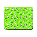 Cartoon Daisy And Cow Pattern Print Bifold Wallet