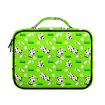 Cartoon Daisy And Cow Pattern Print Briefcase Bible Bag