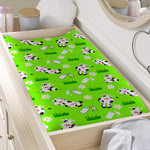 Cartoon Daisy And Cow Pattern Print Changing Pad Cover