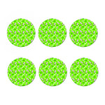 Cartoon Daisy And Cow Pattern Print Coaster Set