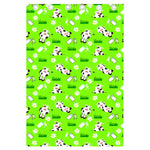 Cartoon Daisy And Cow Pattern Print Curtain