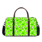 Cartoon Daisy And Cow Pattern Print Duffle Bag