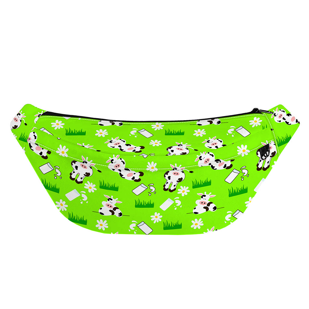 Cartoon Daisy And Cow Pattern Print Fanny Pack