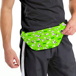 Cartoon Daisy And Cow Pattern Print Fanny Pack