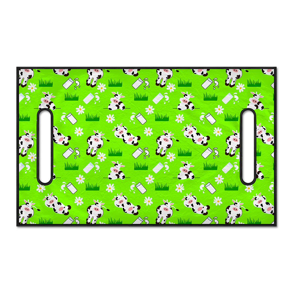 Cartoon Daisy And Cow Pattern Print Golf Cart Seat Cover