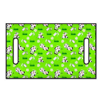 Cartoon Daisy And Cow Pattern Print Golf Cart Seat Cover