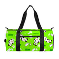 Cartoon Daisy And Cow Pattern Print Gym Bag