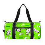 Cartoon Daisy And Cow Pattern Print Gym Bag