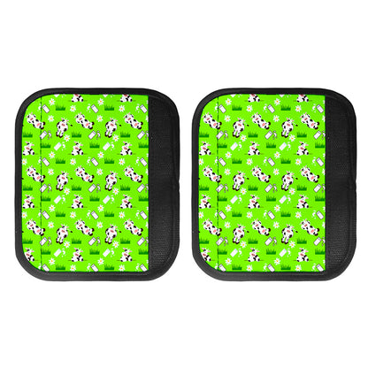 Cartoon Daisy And Cow Pattern Print Handle Covers