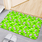 Cartoon Daisy And Cow Pattern Print Indoor Door Mat