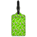 Cartoon Daisy And Cow Pattern Print Luggage Tag