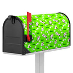 Cartoon Daisy And Cow Pattern Print Mailbox Cover