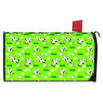 Cartoon Daisy And Cow Pattern Print Mailbox Cover