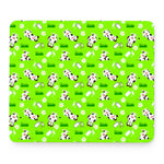 Cartoon Daisy And Cow Pattern Print Mouse Pad