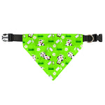 Cartoon Daisy And Cow Pattern Print Over The Collar Dog Bandana