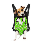 Cartoon Daisy And Cow Pattern Print Pet Carrier Backpack