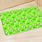 Cartoon Daisy And Cow Pattern Print Polyester Doormat
