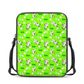 Cartoon Daisy And Cow Pattern Print Rectangular Crossbody Bag