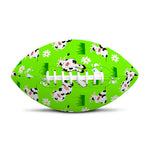 Cartoon Daisy And Cow Pattern Print Rugby Ball
