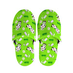 Cartoon Daisy And Cow Pattern Print Slippers