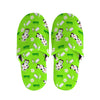 Cartoon Daisy And Cow Pattern Print Slippers