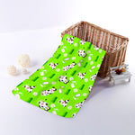 Cartoon Daisy And Cow Pattern Print Towel