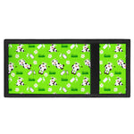 Cartoon Daisy And Cow Pattern Print Trifold Wallet