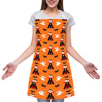 Cartoon Dracula Pattern Print Adjustable Apron