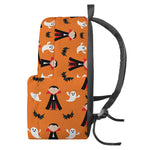 Cartoon Dracula Pattern Print Backpack