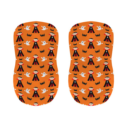 Cartoon Dracula Pattern Print Bar Stool Covers