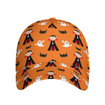 Cartoon Dracula Pattern Print Baseball Cap