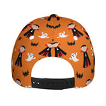 Cartoon Dracula Pattern Print Baseball Cap