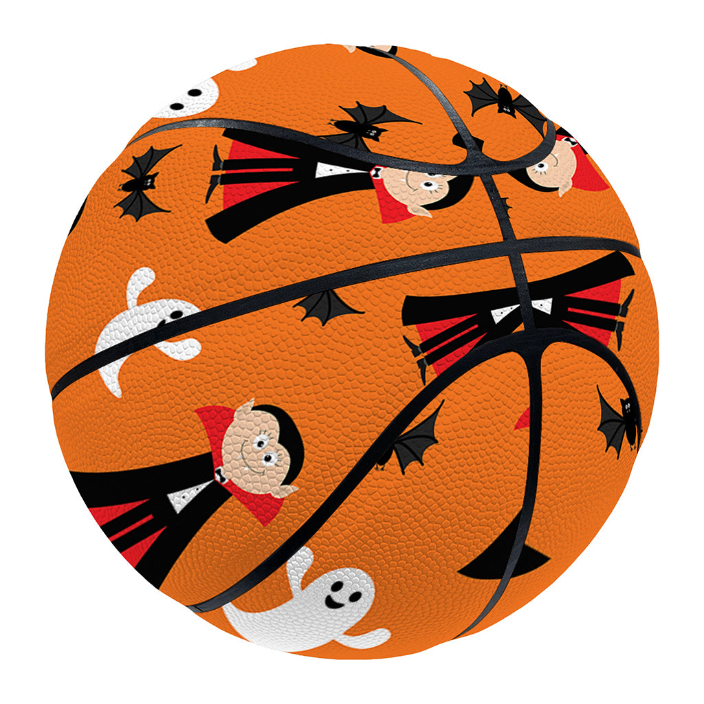 Cartoon Dracula Pattern Print Basketball