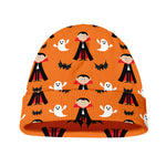 Cartoon Dracula Pattern Print Beanie