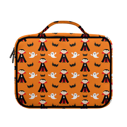 Cartoon Dracula Pattern Print Briefcase Bible Bag
