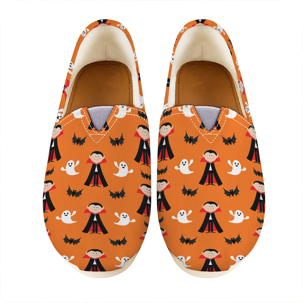 Cartoon Dracula Pattern Print Casual Shoes