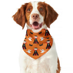 Cartoon Dracula Pattern Print Dog Bandana