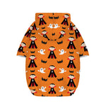 Cartoon Dracula Pattern Print Dog Zip Up Hoodie