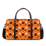 Cartoon Dracula Pattern Print Duffle Bag