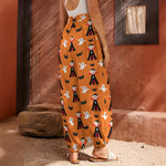 Cartoon Dracula Pattern Print Harem Pants