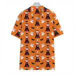 Cartoon Dracula Pattern Print Hawaiian Shirt