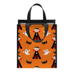 Cartoon Dracula Pattern Print Insulated Lunch Tote
