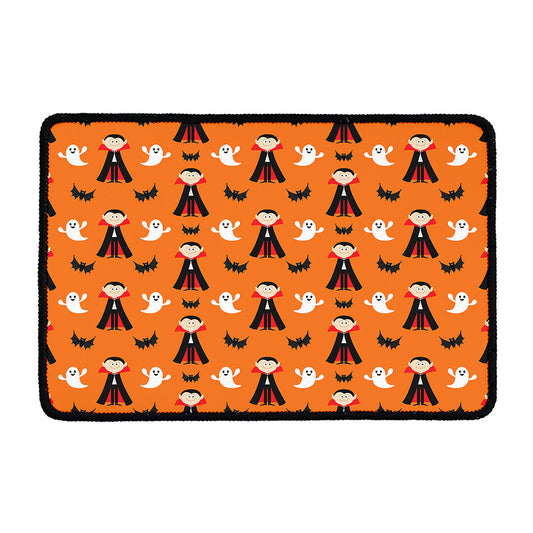 Cartoon Dracula Pattern Print Kitchen Mat
